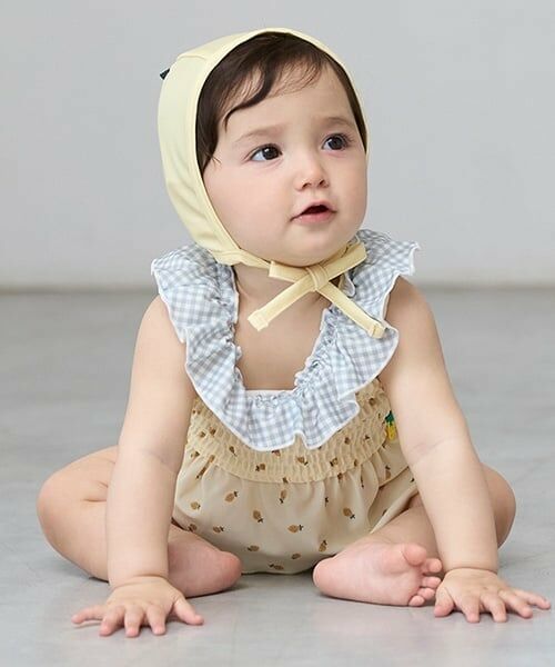 petit main / プティマイン 水着・スイムグッズ | 【SWIM】キャップつきフルーツ総柄ビキニ | 詳細3