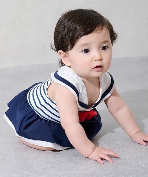 petit main / プティマイン 水着・スイムグッズ | 【SWIM】girlsセーラー水着 | 詳細2