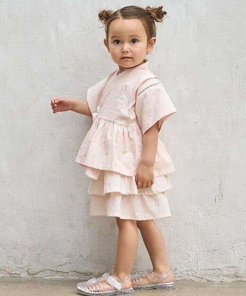 petit main / プティマイン 着物・浴衣・小物類 | ペプラムフリル甚平 | 詳細2