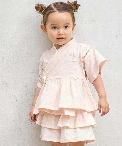 petit main / プティマイン 着物・浴衣・小物類 | ペプラムフリル甚平 | 詳細4