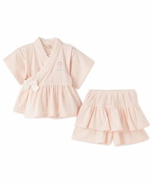 petit main / プティマイン 着物・浴衣・小物類 | ペプラムフリル甚平 | 詳細6