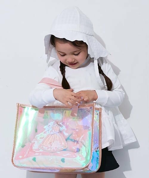 petit main / プティマイン 水着・スイムグッズ | 【SWIM】モチーフプールバッグ（ラベンダー）