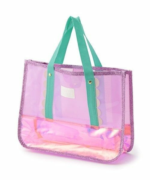 petit main / プティマイン 水着・スイムグッズ | 【SWIM】配色プールバッグ（ピンク）