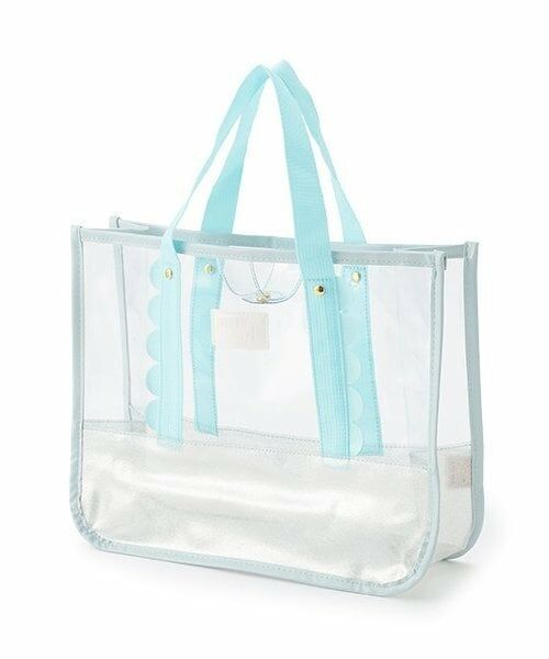 petit main / プティマイン 水着・スイムグッズ | 【SWIM】配色プールバッグ（ライト ブルー）