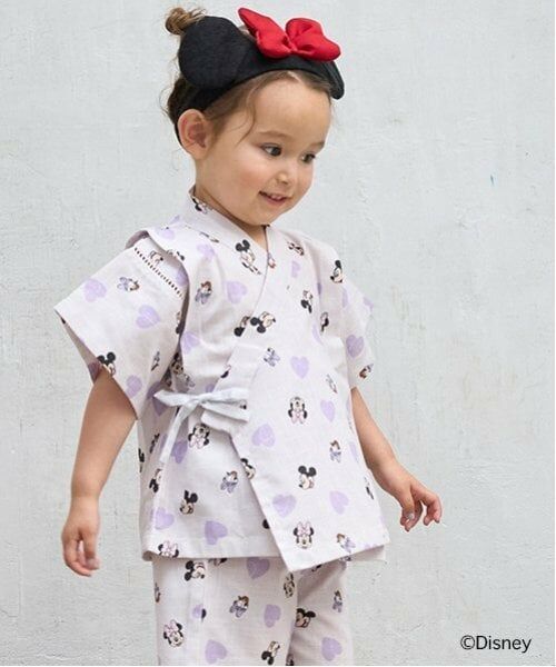 petit main / プティマイン 着物・浴衣・小物類 | 【Disney】総柄甚平 | 詳細1