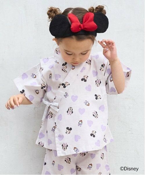 petit main / プティマイン 着物・浴衣・小物類 | 【Disney】総柄甚平 | 詳細2