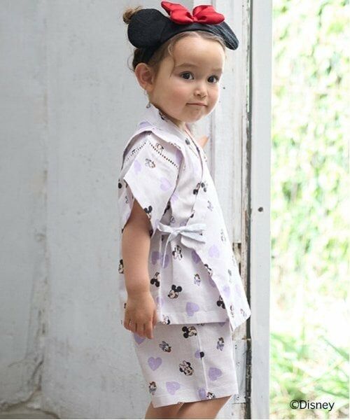 petit main / プティマイン 着物・浴衣・小物類 | 【Disney】総柄甚平 | 詳細3