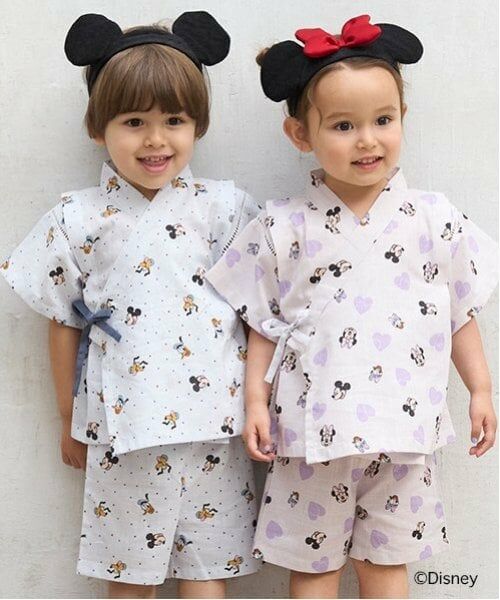 petit main / プティマイン 着物・浴衣・小物類 | 【Disney】総柄甚平 | 詳細4