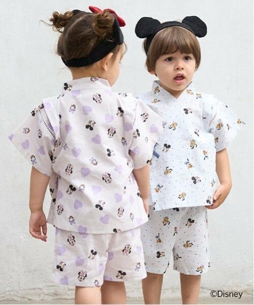 petit main / プティマイン 着物・浴衣・小物類 | 【Disney】総柄甚平 | 詳細8