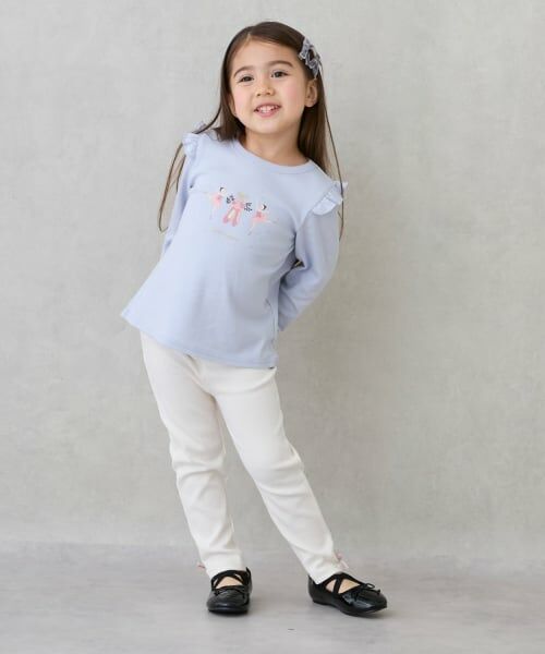 petit main / プティマイン その他パンツ | 【プティプラ】GIRLS10分丈レギンス（アイボリー）