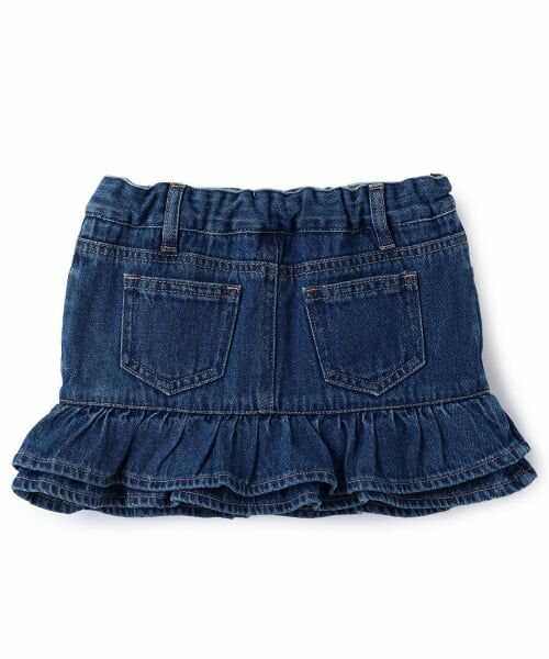 petit main / プティマイン ミニ・ひざ丈スカート | パールデニムスカパン | 詳細1