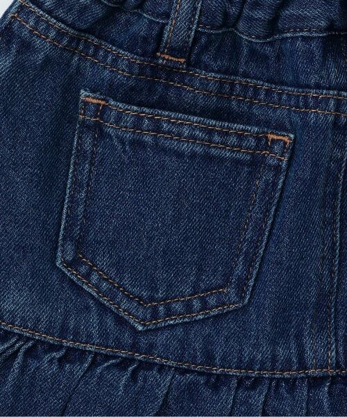 petit main / プティマイン ミニ・ひざ丈スカート | パールデニムスカパン | 詳細7