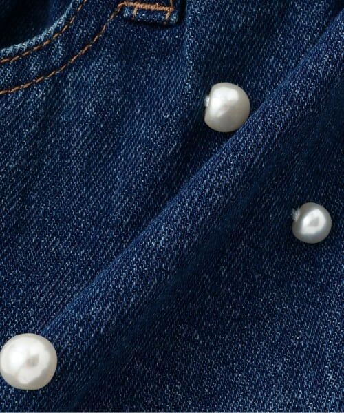 petit main / プティマイン ミニ・ひざ丈スカート | パールデニムスカパン | 詳細8