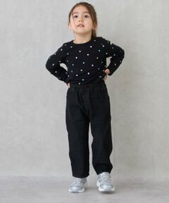 petit main / プティマイン その他パンツ | ハートポケットバレルパンツ