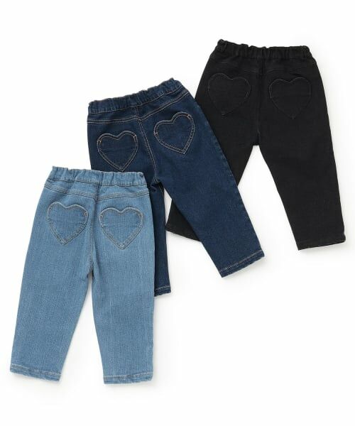 petit main / プティマイン その他パンツ | ハートポケットバレルパンツ | 詳細14