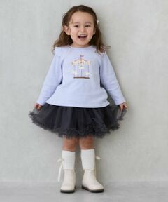 petit main / プティマイン ミニ・ひざ丈スカート | チュールスカート