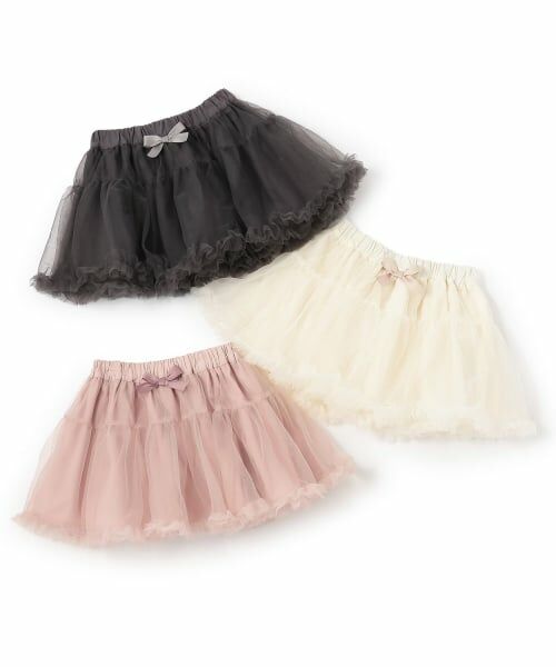 petit main / プティマイン ミニ・ひざ丈スカート | チュールスカート | 詳細13