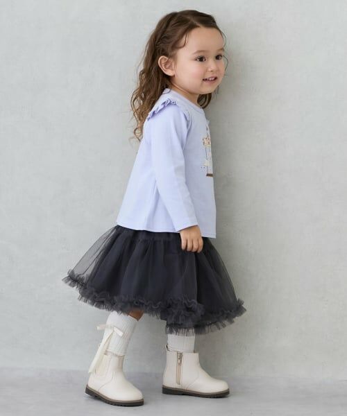 petit main / プティマイン ミニ・ひざ丈スカート | チュールスカート | 詳細3