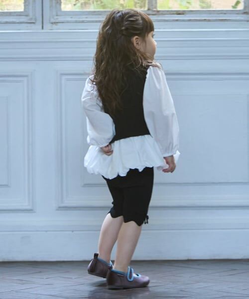 petit main / プティマイン ショート・ハーフ・半端丈パンツ | 【リンク】ニットバイカーパンツ | 詳細2