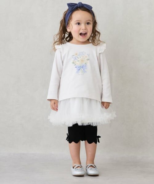 petit main / プティマイン ショート・ハーフ・半端丈パンツ | 【リンク】ニットバイカーパンツ | 詳細3