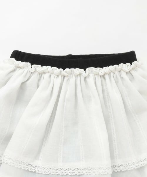 petit main / プティマイン その他パンツ | スカートつきフレアパンツ | 詳細10