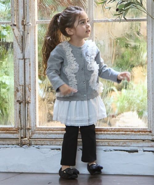 petit main / プティマイン その他パンツ | スカートつきフレアパンツ | 詳細4