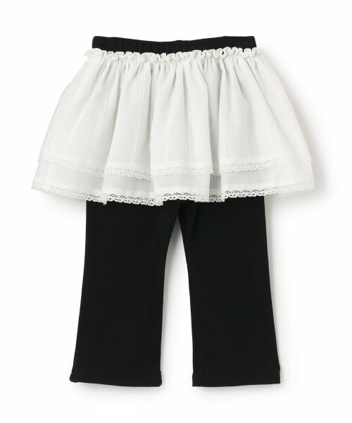 petit main / プティマイン その他パンツ | スカートつきフレアパンツ | 詳細9