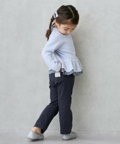 petit main / プティマイン その他パンツ | 【防汚加工】フレアカットパンツ | 詳細1