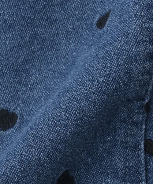 petit main / プティマイン ミニ丈・ひざ丈ワンピース | 【リンク】刺しゅうサロペスカート | 詳細11