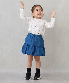 petit main / プティマイン ミニ・ひざ丈スカート | ペプラムバルーンスカパン