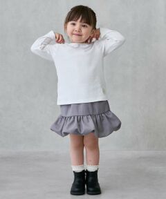 petit main / プティマイン ミニ・ひざ丈スカート | ペプラムバルーンスカパン