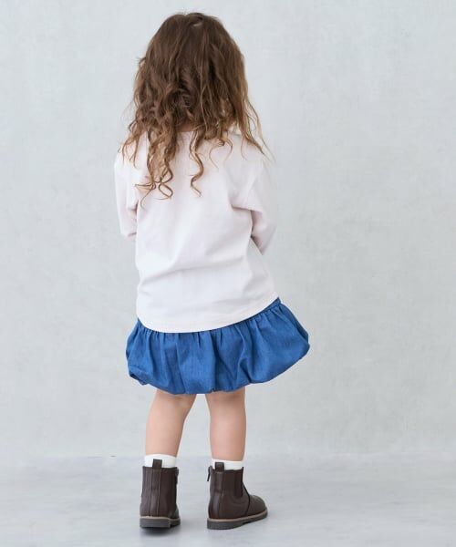petit main / プティマイン ミニ・ひざ丈スカート | ペプラムバルーンスカパン | 詳細3