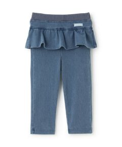 petit main / プティマイン その他パンツ | 【スマイル/防汚加工】フリルカットロングパンツ