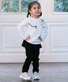 petit main / プティマイン その他パンツ | 【スマイル/防汚加工】フリルカットロングパンツ