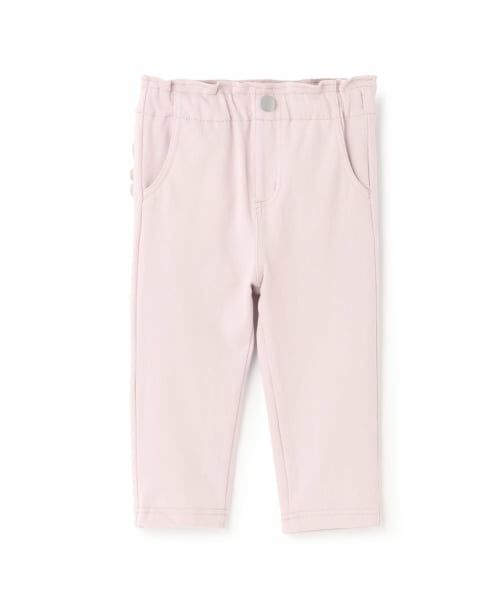 petit main / プティマイン その他パンツ | 【スマイル防汚】ポケットフリルパンツ（ピンク）