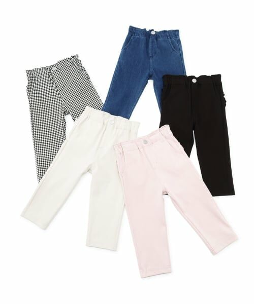 petit main / プティマイン その他パンツ | 【スマイル防汚】ポケットフリルパンツ | 詳細10