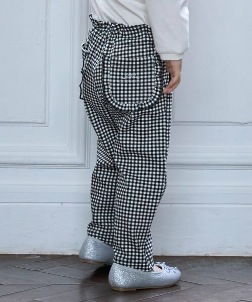 petit main / プティマイン その他パンツ | 【スマイル防汚】ポケットフリルパンツ | 詳細2