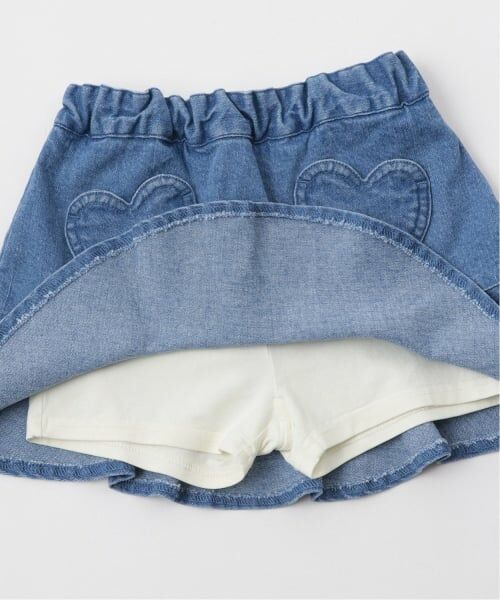 petit main / プティマイン ミニ・ひざ丈スカート | ハートポケットスカパン | 詳細10