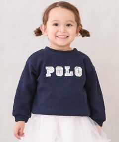 petit main / プティマイン Tシャツ | 【POLO BCS】ロゴアップリケ長T