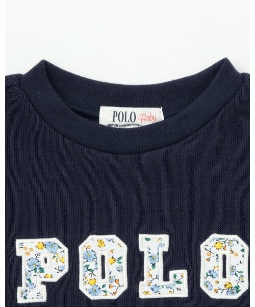 petit main / プティマイン Tシャツ | 【POLO BCS】ロゴアップリケ長T | 詳細10