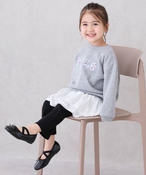 petit main / プティマイン Tシャツ | 【POLO BCS】ロゴアップリケ長T | 詳細6