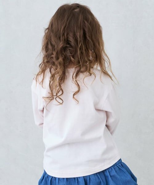 petit main / プティマイン Tシャツ | 【POLO BCS】くまグラフィック長袖T | 詳細1