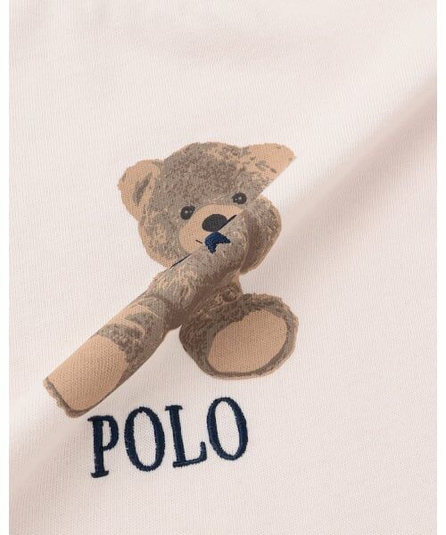petit main / プティマイン Tシャツ | 【POLO BCS】くまグラフィック長袖T | 詳細12