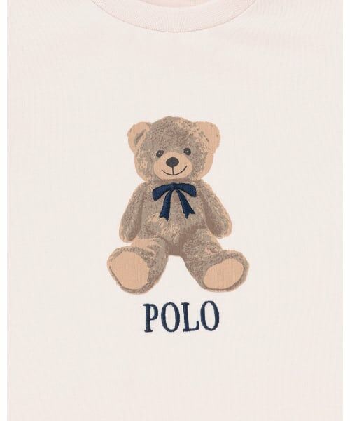 petit main / プティマイン Tシャツ | 【POLO BCS】くまグラフィック長袖T | 詳細9