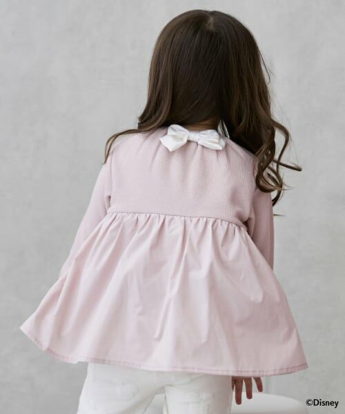 petit main / プティマイン Tシャツ | 【Disney】【リンク】ドッキング長袖チュニック | 詳細1