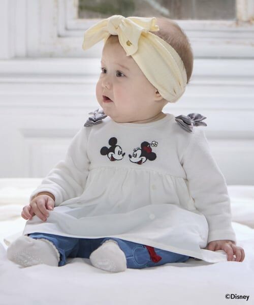 petit main / プティマイン Tシャツ | 【Disney】【リンク】ドッキング長袖チュニック | 詳細3