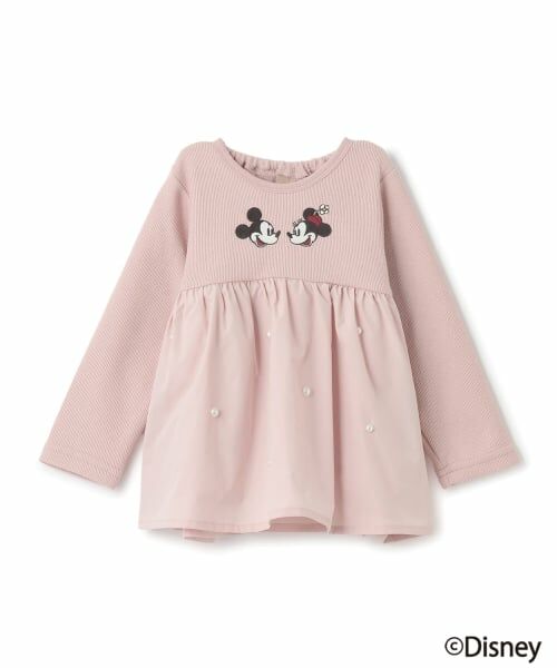 petit main / プティマイン Tシャツ | 【Disney】【リンク】ドッキング長袖チュニック | 詳細4