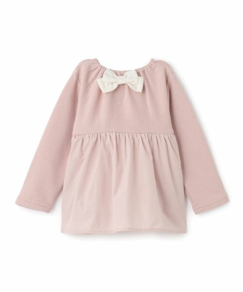 petit main / プティマイン Tシャツ | 【Disney】【リンク】ドッキング長袖チュニック | 詳細5