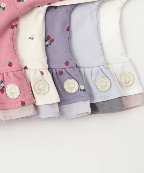 petit main / プティマイン Tシャツ | 【オーガニック】ペプラム長袖Tシャツ | 詳細16