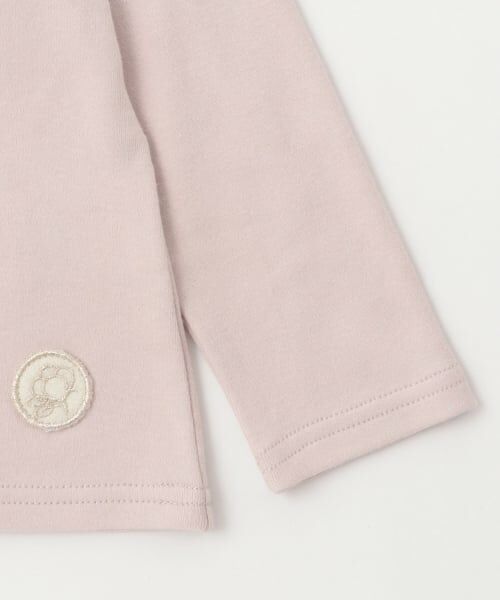 petit main / プティマイン Tシャツ | 【オーガニック】フリル衿長袖Tシャツ | 詳細10